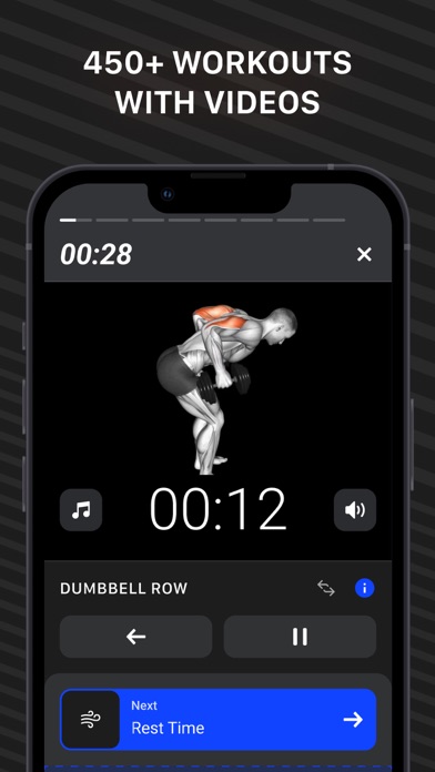 Workout Planner Muscle Booster Screenshot
