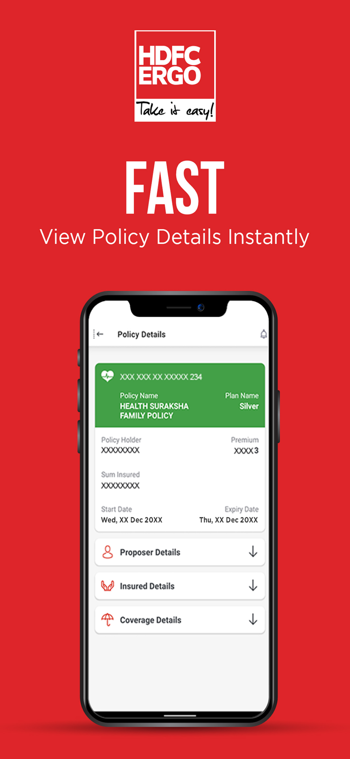 HDFC ERGO Insurance App