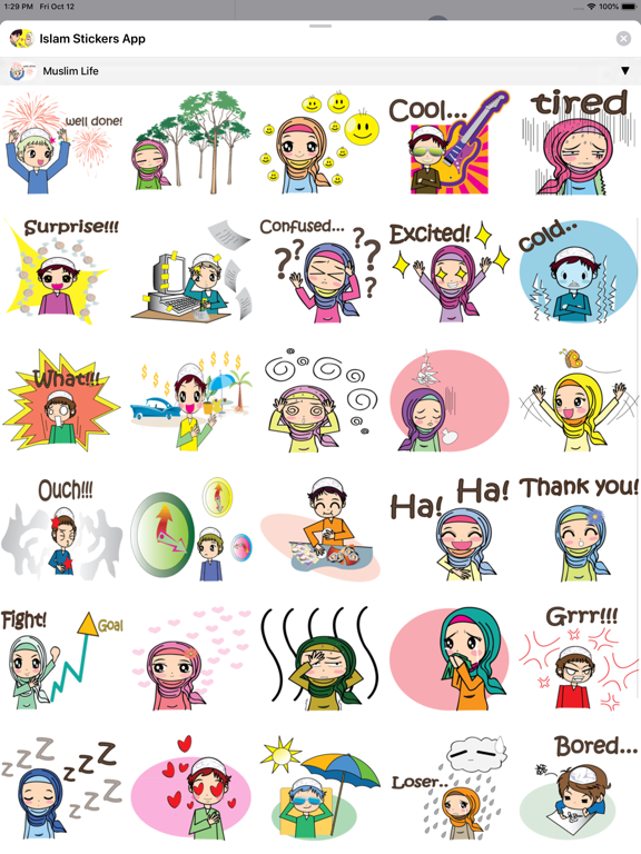 Islamic Stickers: Ramadan Eid iPad screenshot