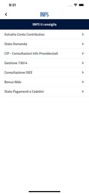 INPS mobile su App Store