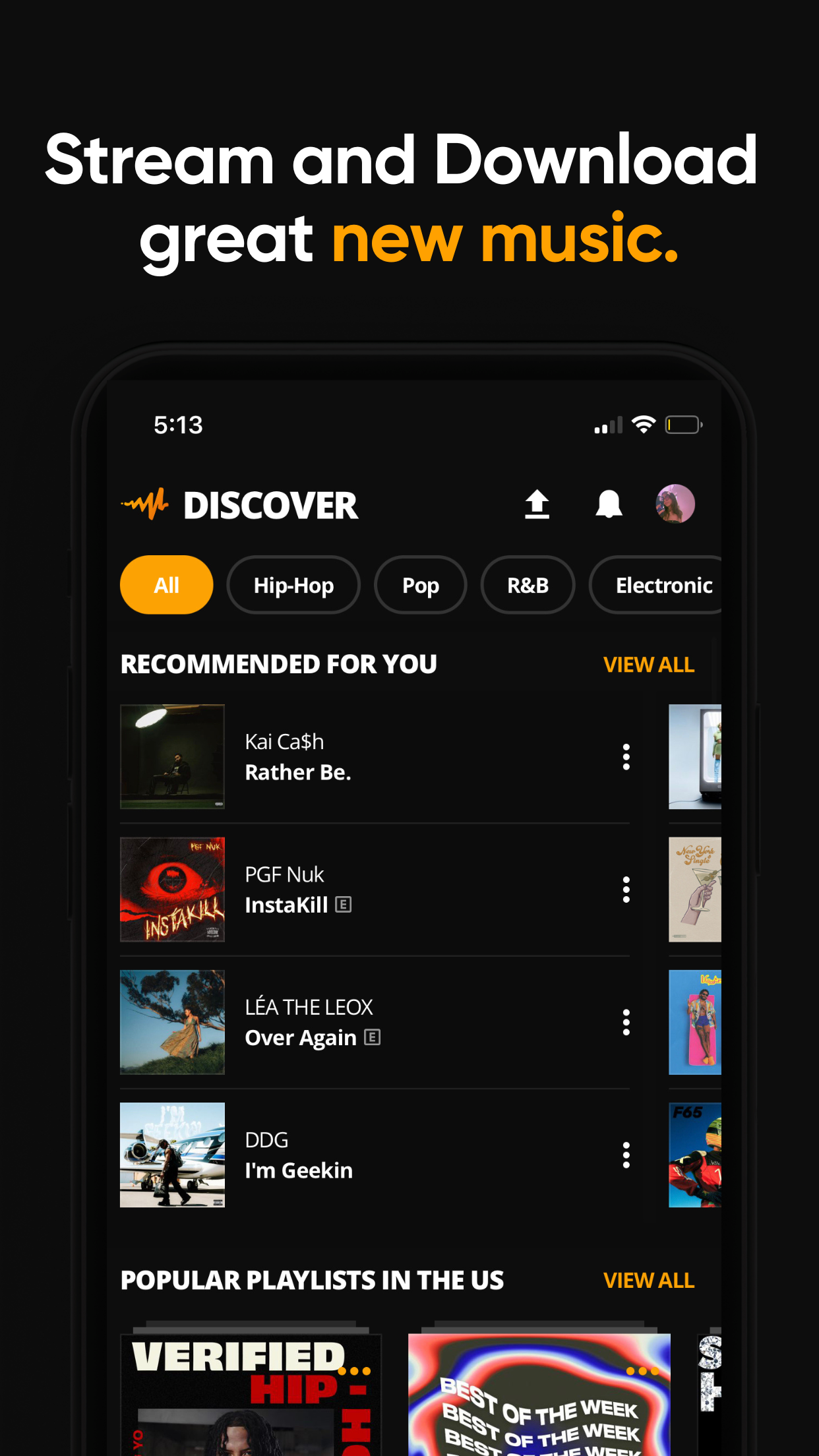 Audiomack - Play Music Offline screenshot 1