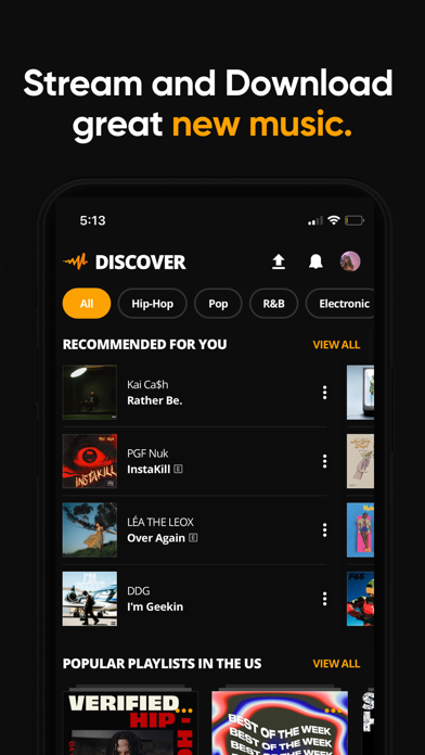 Audiomack - Play Music Offline Screenshot