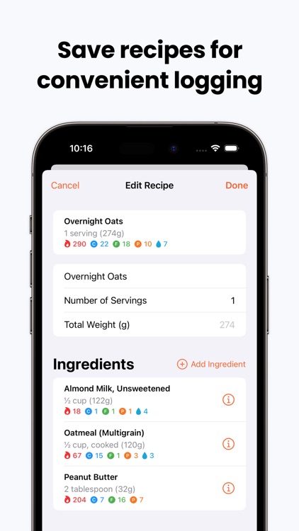 Foodnoms - Nutrition Tracker screenshot-6