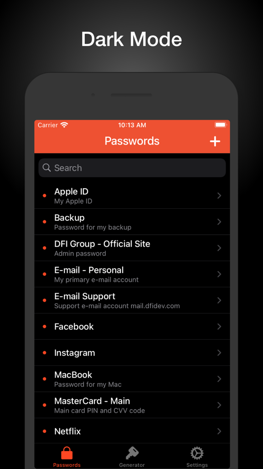 #4. iPassworder - Password Manager (iOS) 由: Dmytro Vynokurov