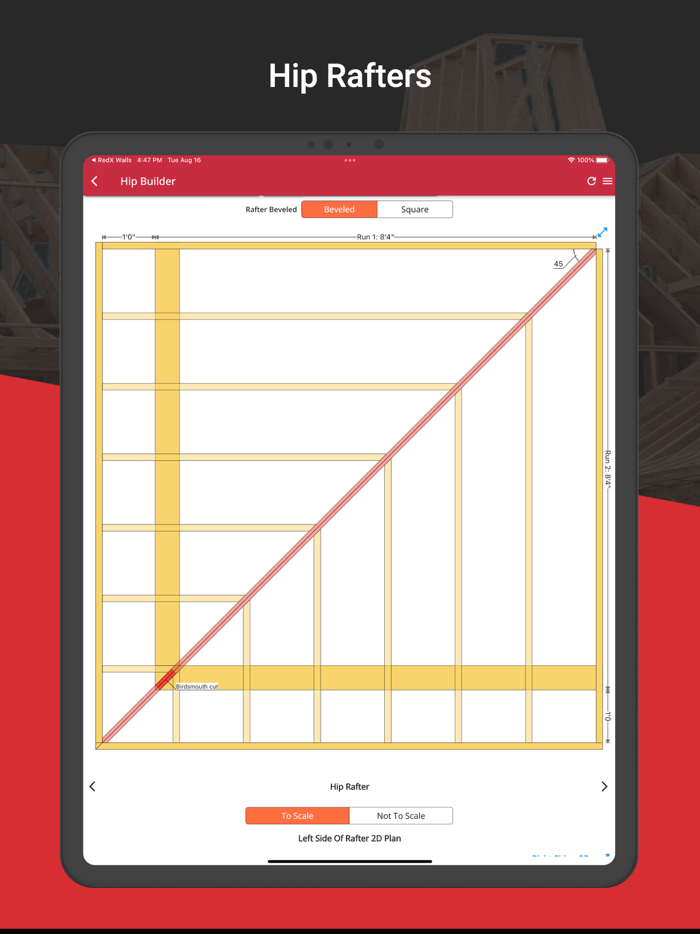 RedX Roof - Rafter Calculator