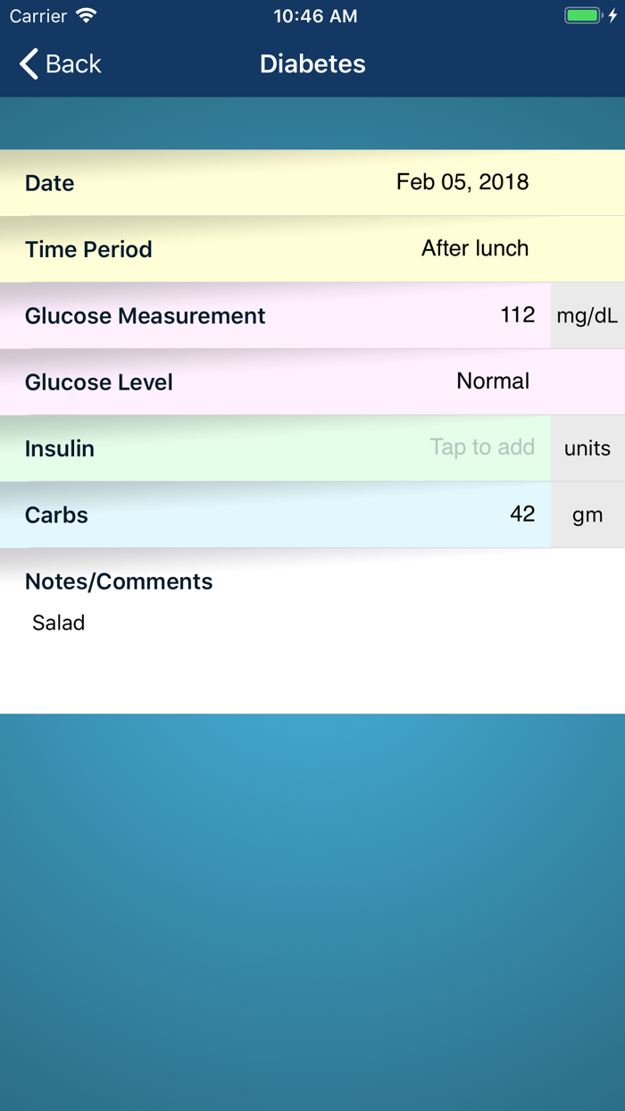 Diabetes Health Manager