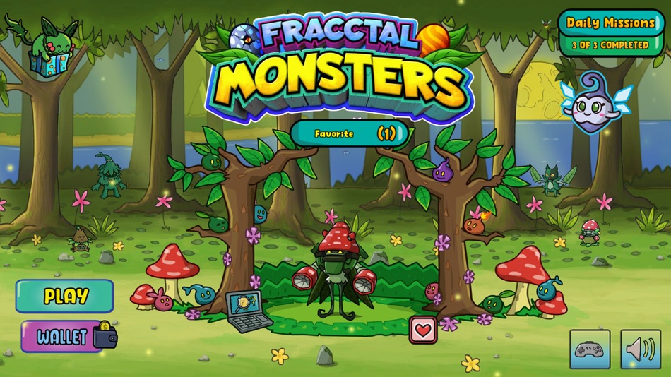 #2. Fracctal Monsters | P2E (iOS) By: James Ward