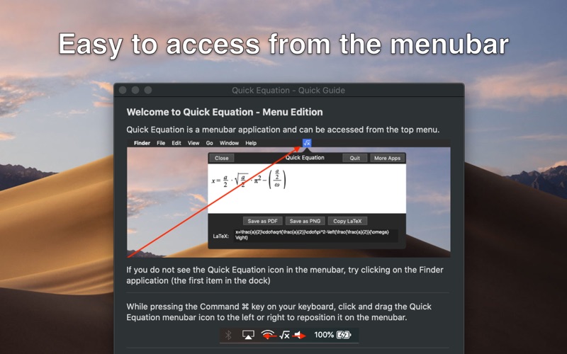 Screenshot #2 pour Quick Equation - Menu Edition