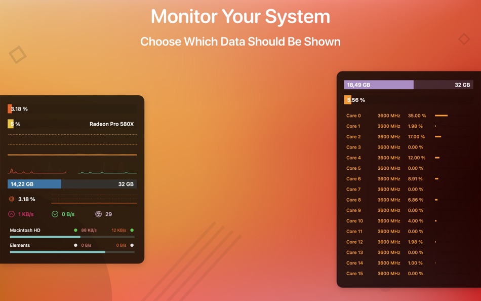 System Monitor Panel - 3.3.1 - (macOS)