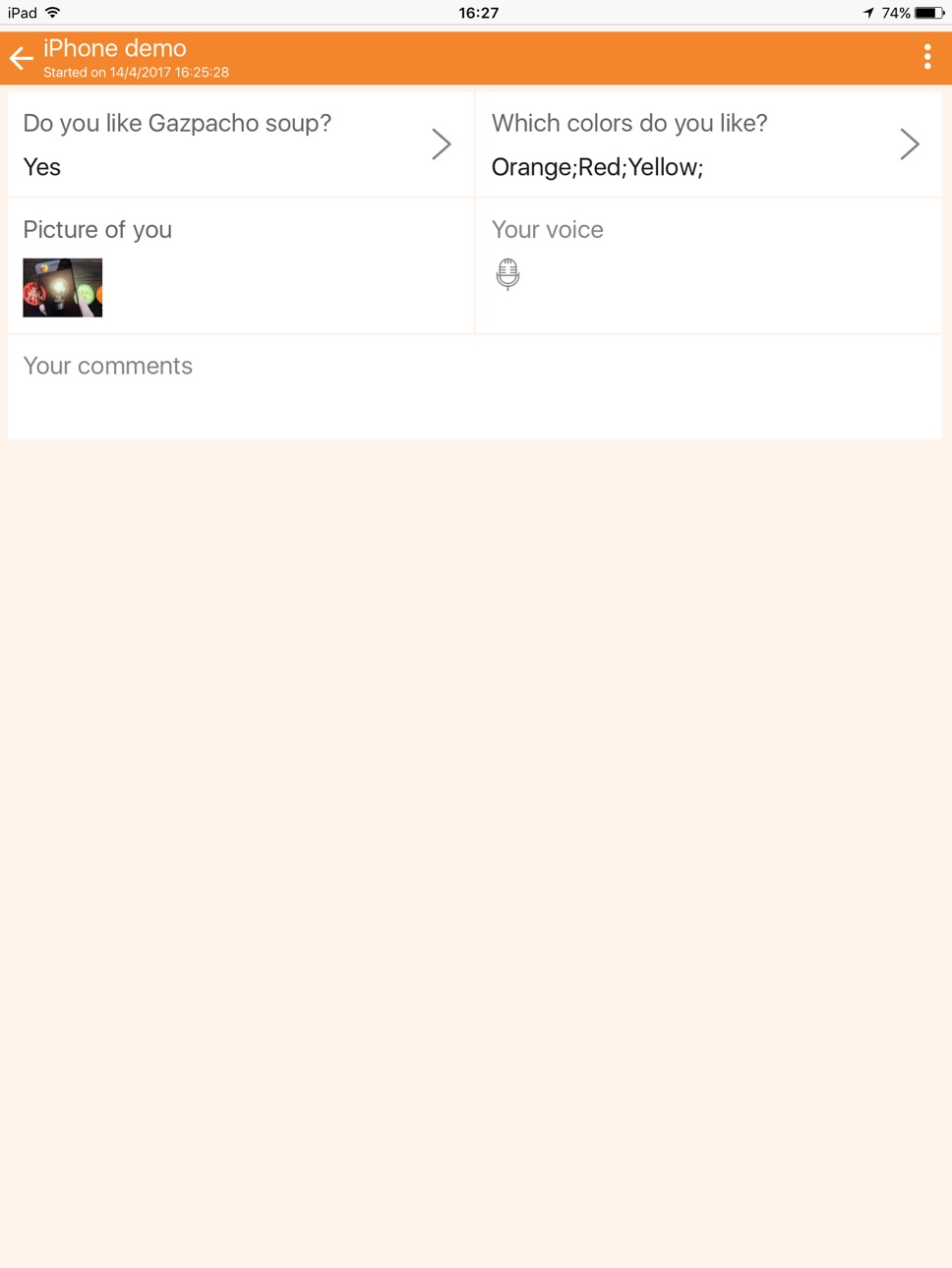 iPad screenshot