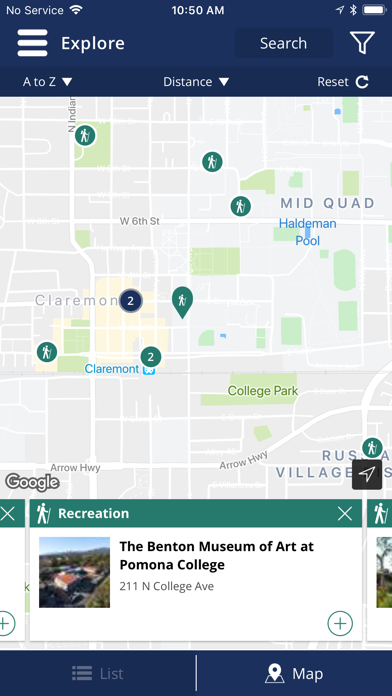 Discover Claremont Screenshot