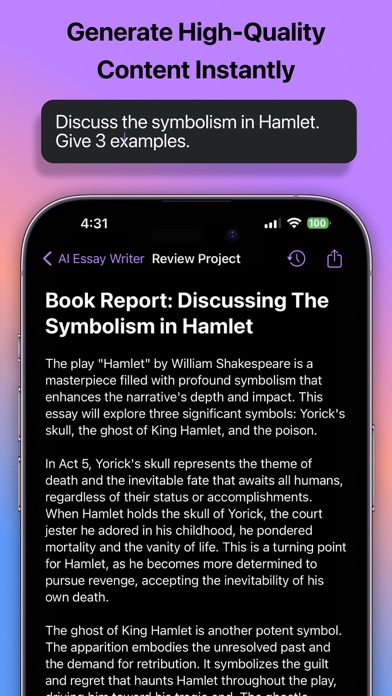 AI Essay Writer Pro Screenshot