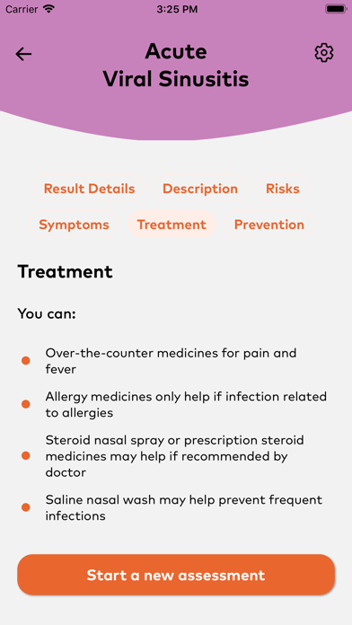 Treatment Digital Health Care Screenshot