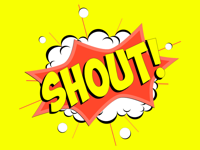 Shout Stickers