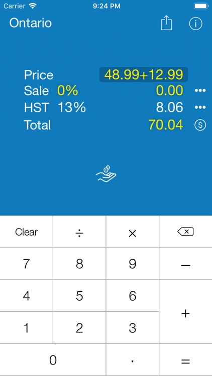 Sales Tax CANADA Calculation
