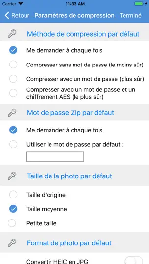 Capture d'écran de IZip - Zip Unzip Unrar sur iPhone 7