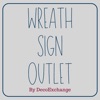 Wreath Sign Outlet icon