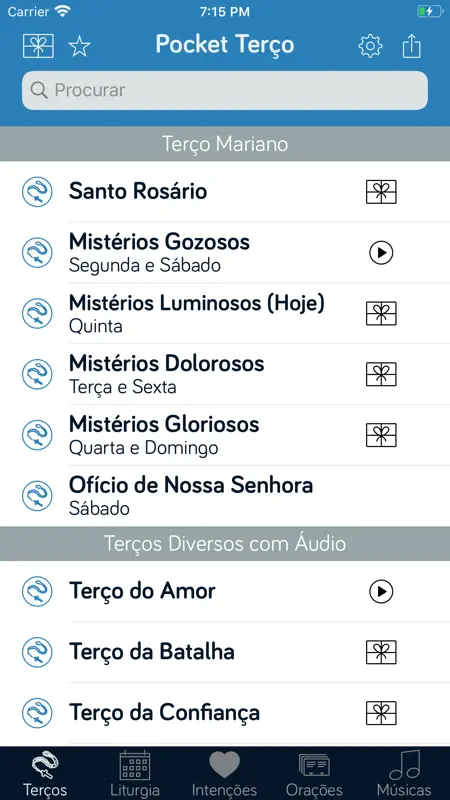 Pocket Terço - Terço de bolso screenshot 1 of 10