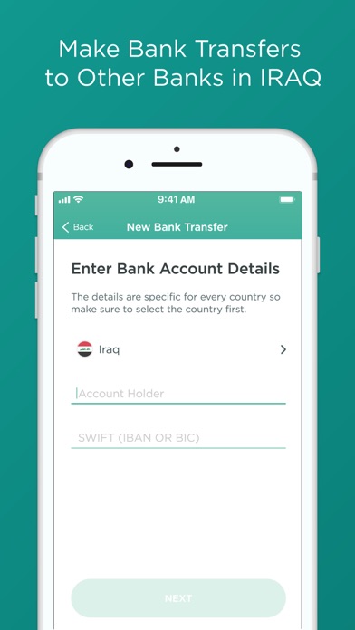First Iraqi Bank Screenshot