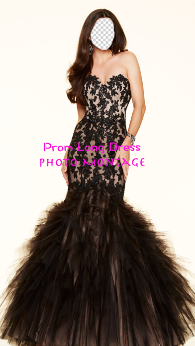 Prom Long Dress Photo Montage Screenshot
