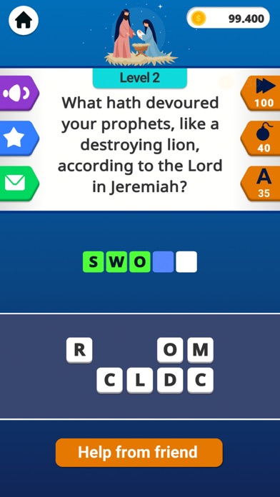 Bible Word Puzzle Games Screenshot