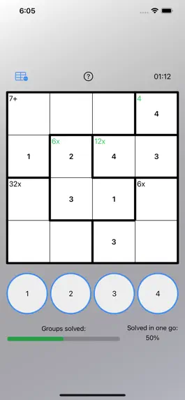 Game screenshot Calcudoku Puzzle apk