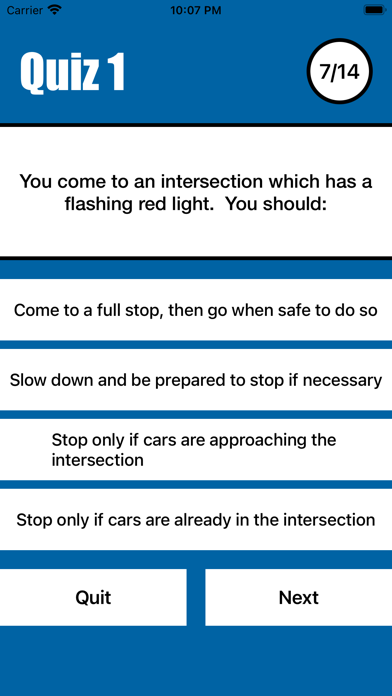 New York DMV Permit Test 2023 Screenshot