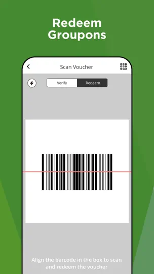 Captura de pantalla de Groupon Empresas en iPhone 9