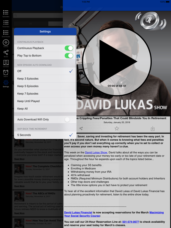 Screenshot #6 pour The Official David Lukas Show