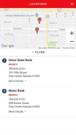 Union State Bank Clay Center screenshot 2