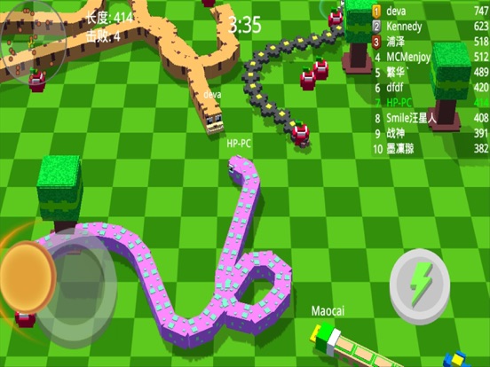 Square Snake fight iPad screenshot 4 - Games app
