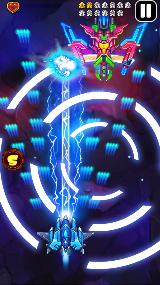 #8. Galaxy Wing: Ace Shooter (iOS) Bởi: Chongqing Kruger Network Technology Co., Ltd