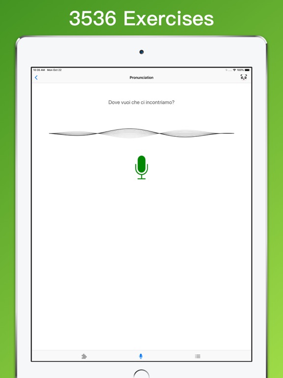 Learn Italian + © iPad screenshot 4 - Education app