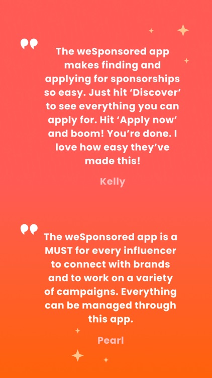 weSponsored Influencer App screenshot-6