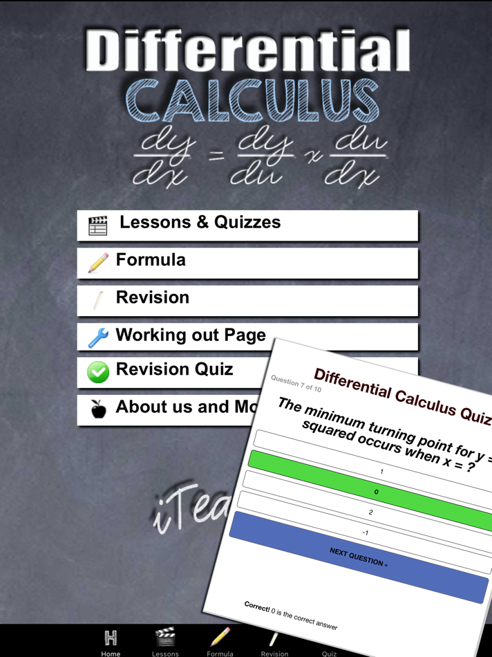 #1. Calculus Differentiation (iOS) 由: D.P STACE & G.J STACE & S.A WILLIAMS