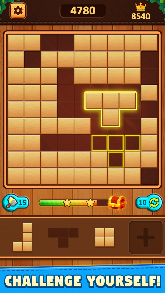 #4. Woody Block Puzzle Game (iOS) Podle: Mrudul Babariya