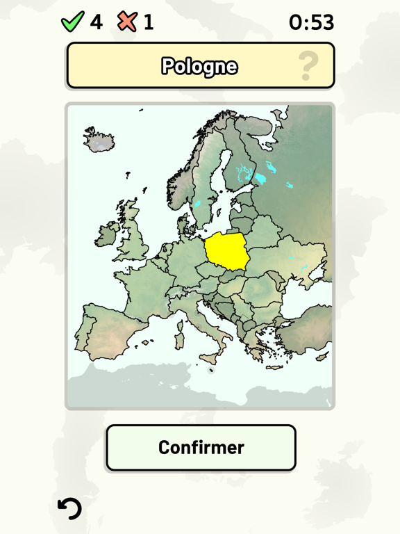 Screenshot #4 pour Pays d'Europe - Quiz