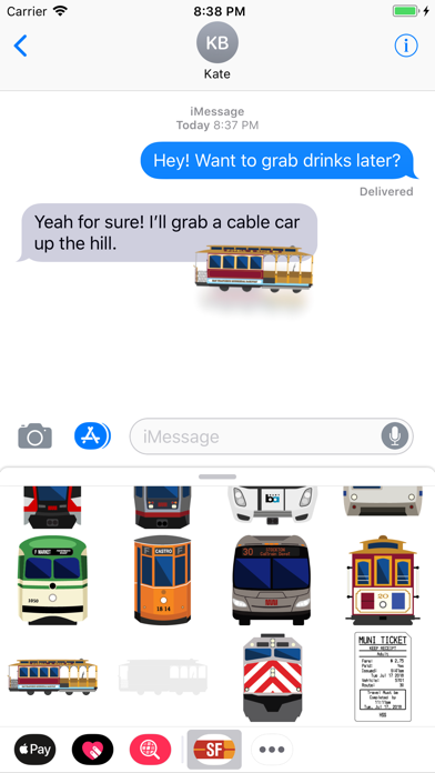 San Francisco Transit Stickers Screenshot