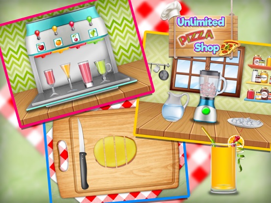 Unlimited Pizza Shop iPad screenshot