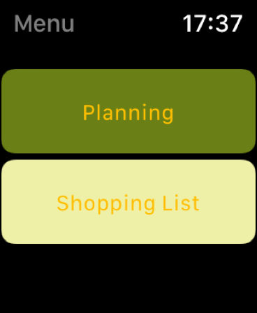 SiChef - Menu planner