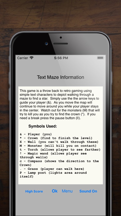 Text Maze