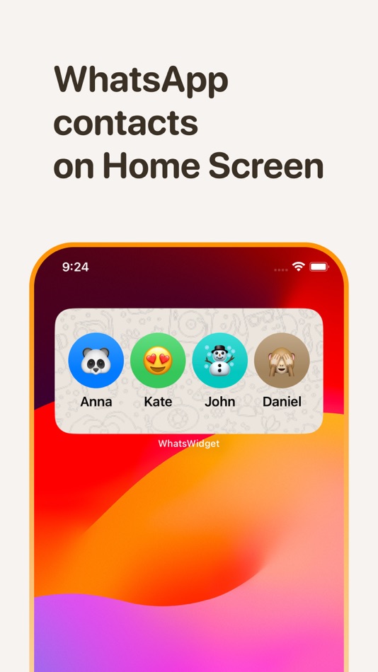 #1. Widget WA Contacts Home Screen (iOS) 由: CODEKIT LTD
