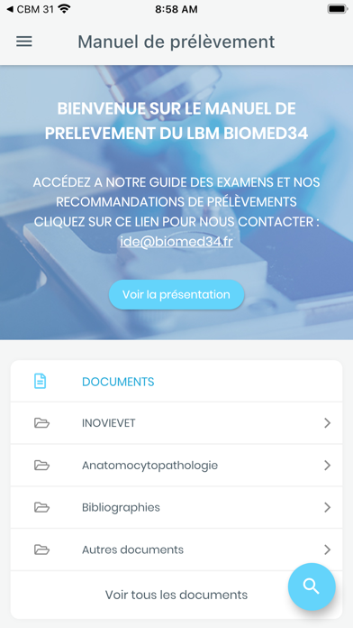 INOVIE BIOMED Screenshot