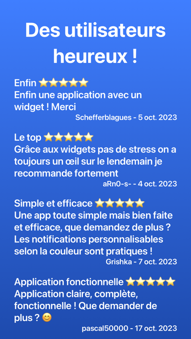 Screenshot #2 pour Couleur Tempo EDF widget jour