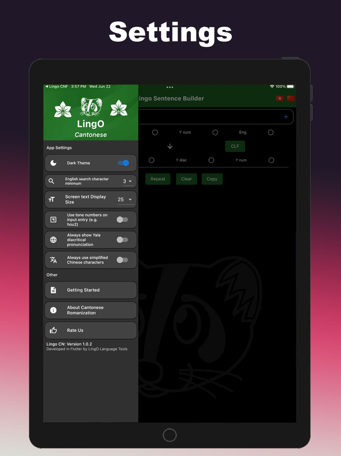 LingoCN Cantonese Romanization