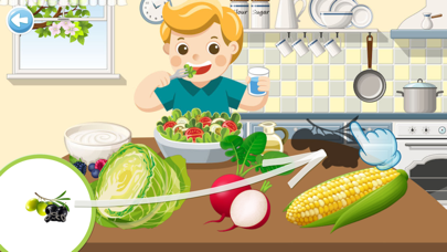 Kids puzzle games - learn food Screenshot