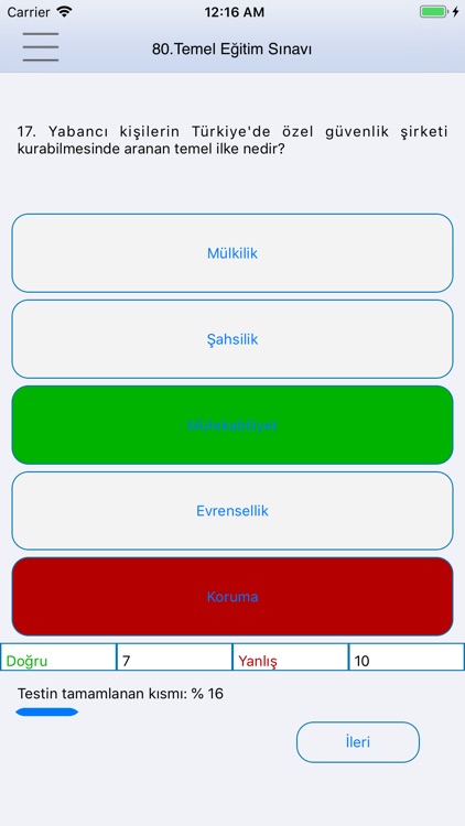 Özel Güvenlik Sınavı Soruları screenshot-5