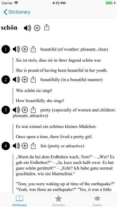 Screenshot #6 for German - language dictionary