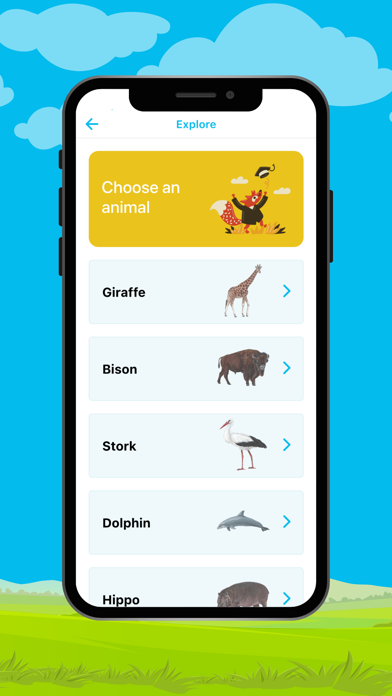 Animal Facts App Screenshot