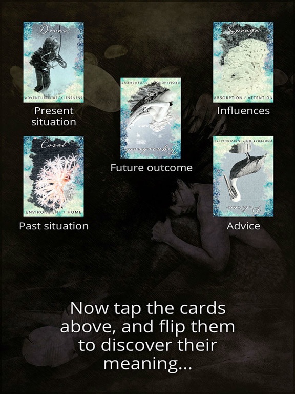 Sea Whispers Oracle Cards iPad screenshot 5 - Lifestyle app